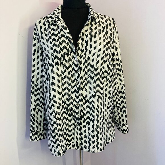 Anne Klein blouse, EUC, size large - Picture 1 of 12